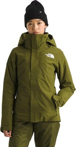 THE NORTH FACE Women's Garner Triclimate Insulated Ski Jacket Small Forest Olive/Pale Green