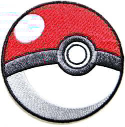 Anime Pocket Monster Awesome Patches Cute Cartoon Video Game Character Logo Costume Iron/Sew on Embroidered Patch for Jacket Shirt Jean Hat Shoes Any Garment