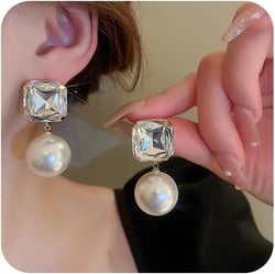 Pearl Dangle Earrings Vingate Boho Drop Earrings Gift for Women Style3
