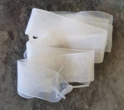 Thick Unisex Plain White Flat Ribbon Shoe Laces For Boots Trainers 100cm Length
