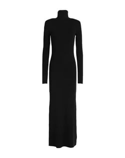 Woman Maxi Dress Black Size M Wool