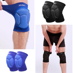 KeesonKimi Adult Sponge Knee Pads Knee Protector Gear for Volleyball Mountain Bike Skate Football Wrestling Hiking Shockproof Sponge Pad Knee Support Brace Guard Elbow & Knee Pads
